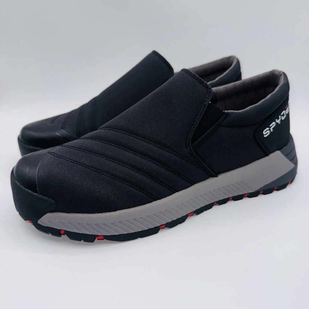 Spyder Bretton Slip On Sneakers‎ Men's Size 10 Black Gray Nylon